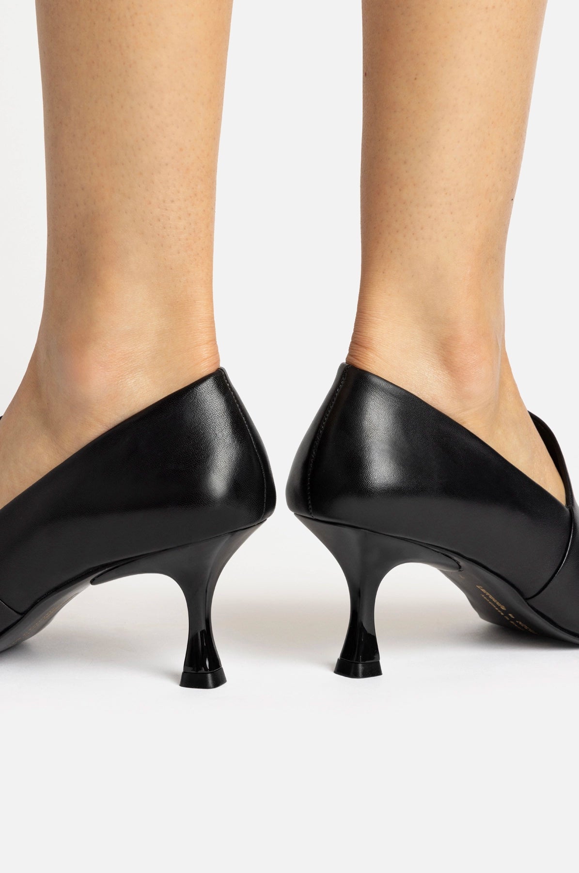 Larroude Larroudé by Nicolò B. Vittoria Pump In Black Leather