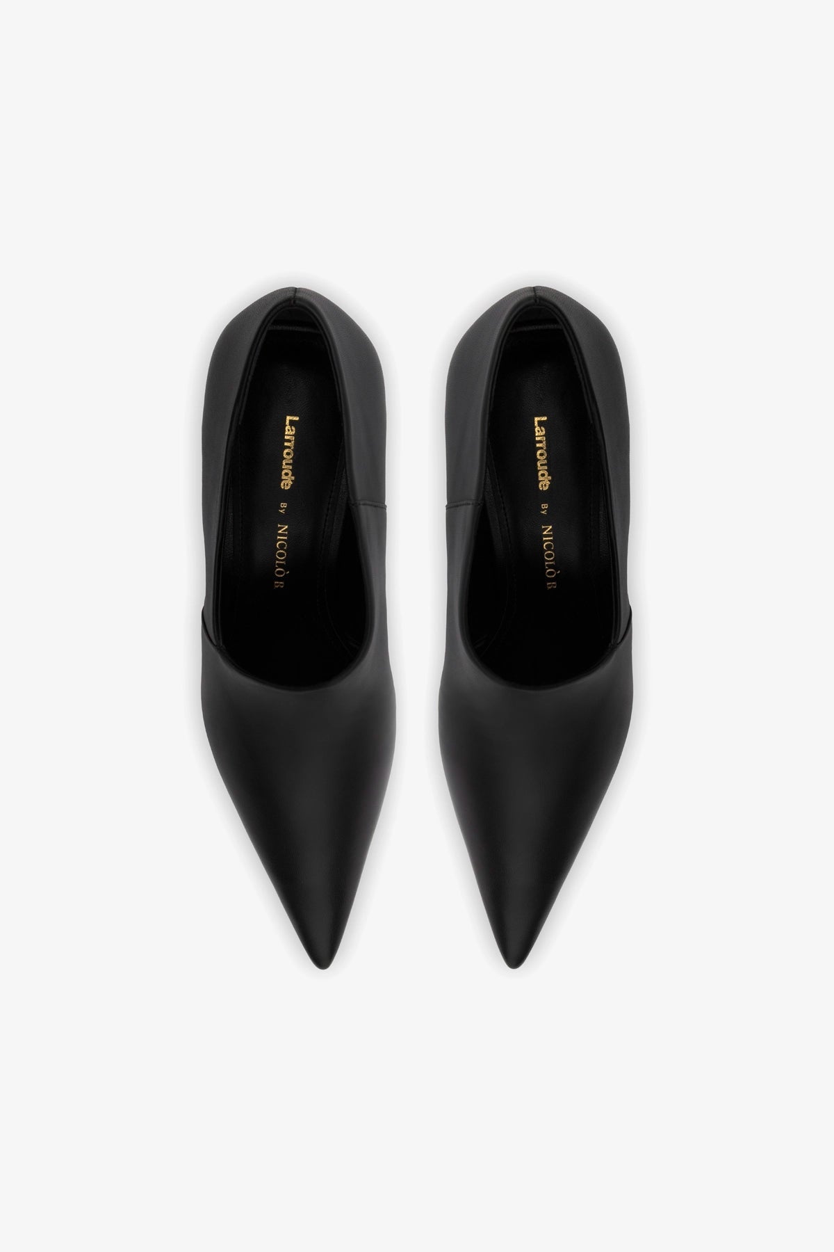 Larroude Larroudé by Nicolò B. Vittoria Pump In Black Leather
