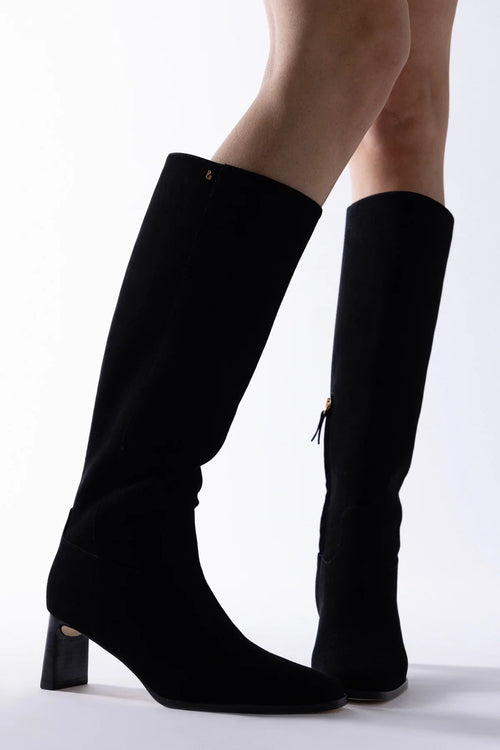 Larroude Alexis Boot Black Suede