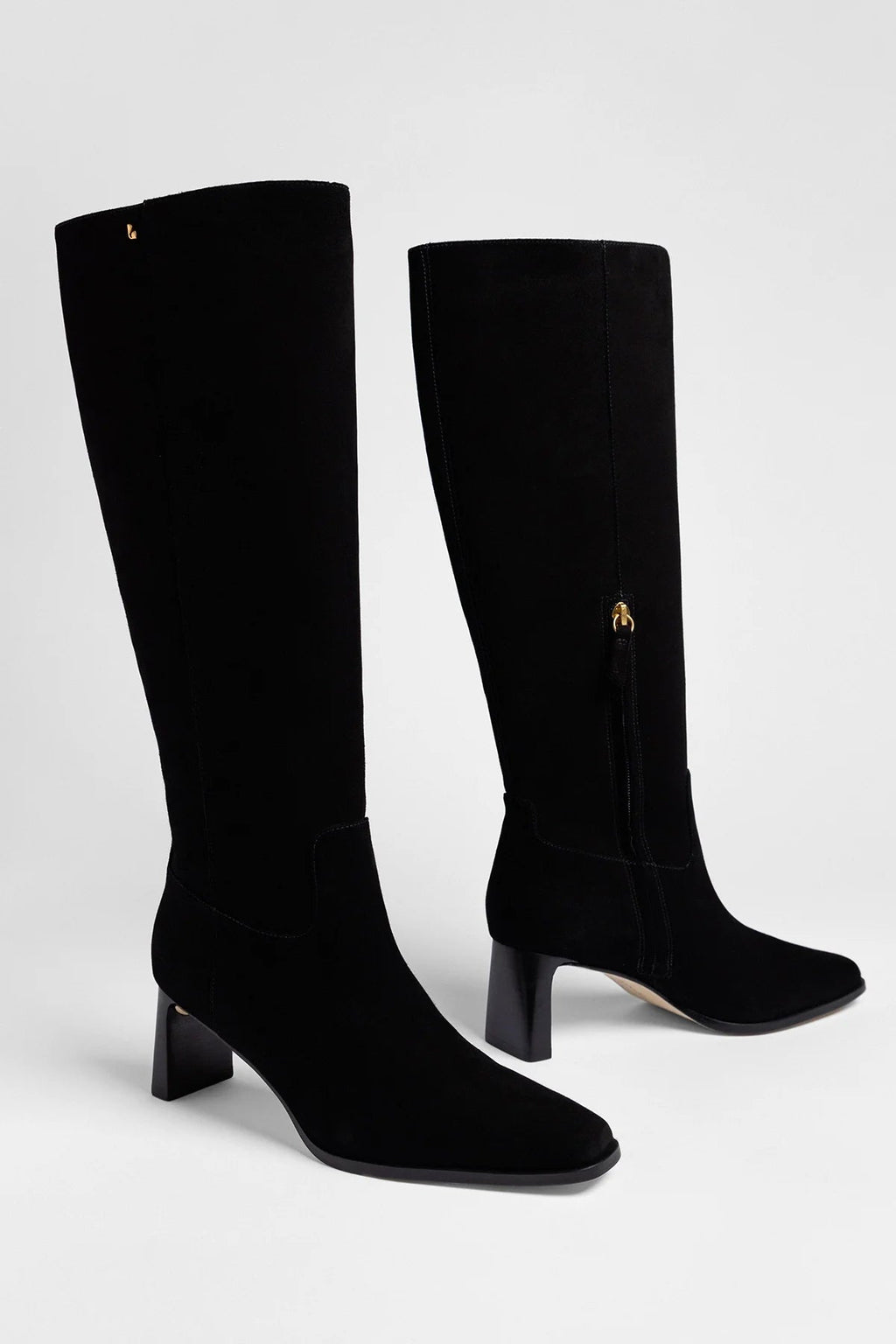 Larroude Alexis Boot Black Suede