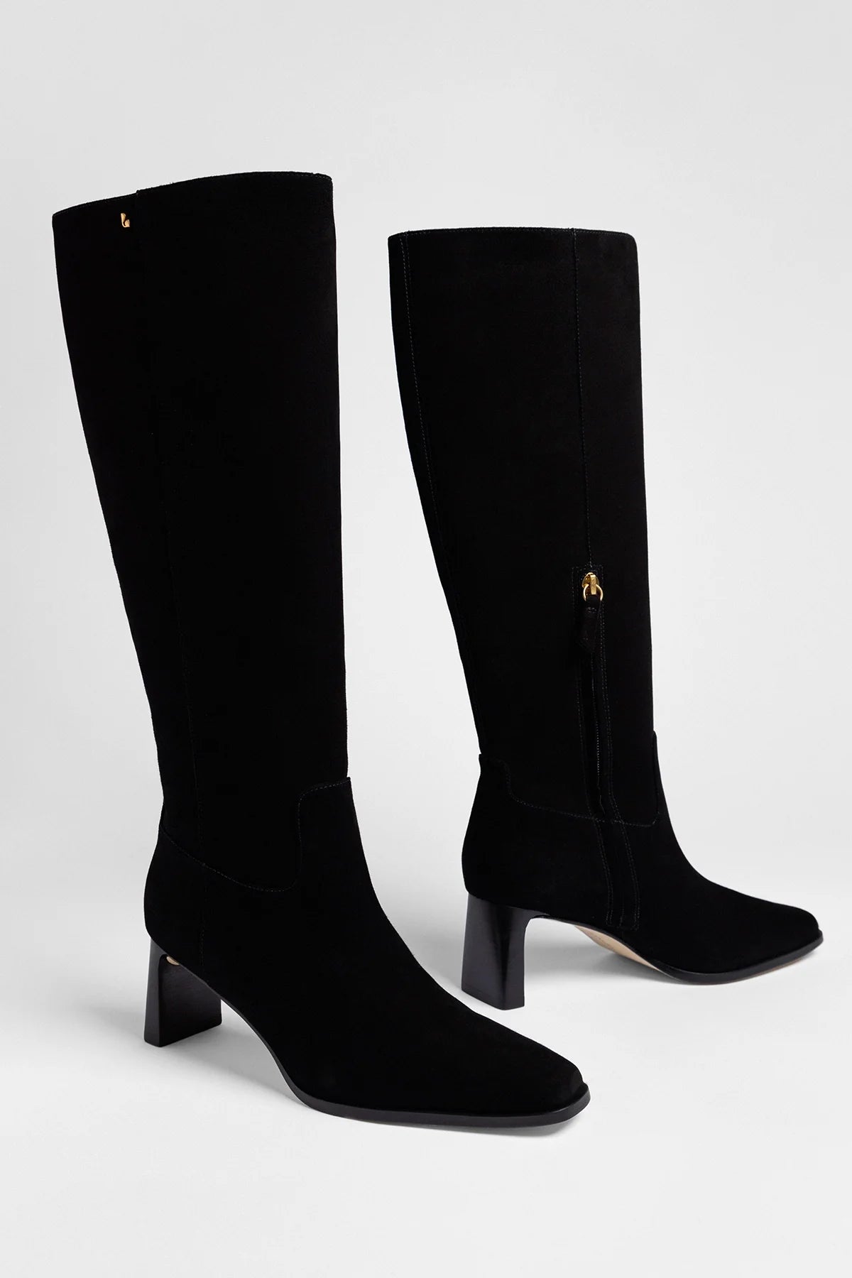 Larroude Alexis Boot Black Suede