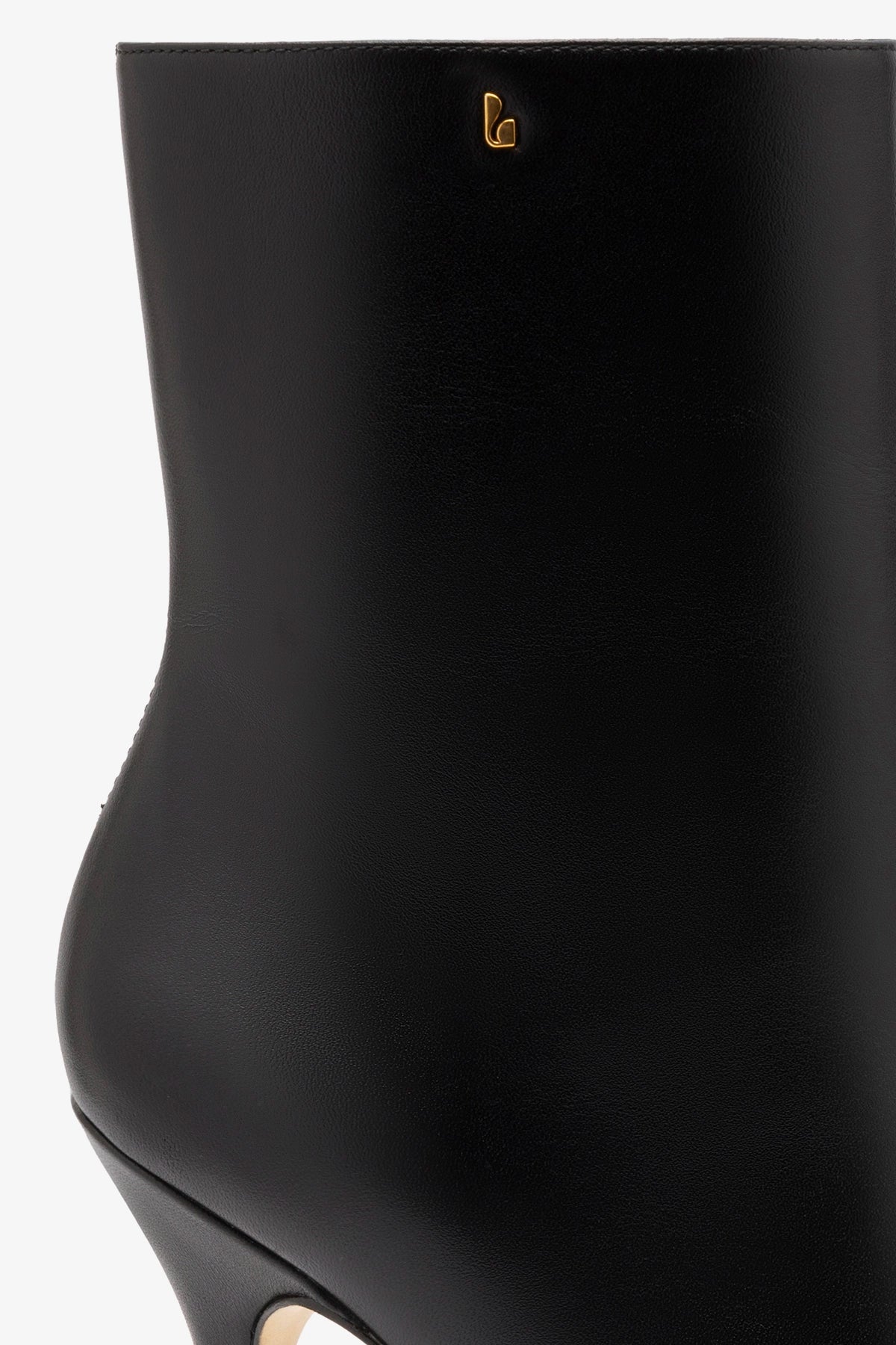 Larroude Mini Carine Boot In Black Leather