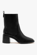 Larroude Mini Ricky Boot In Black Leather