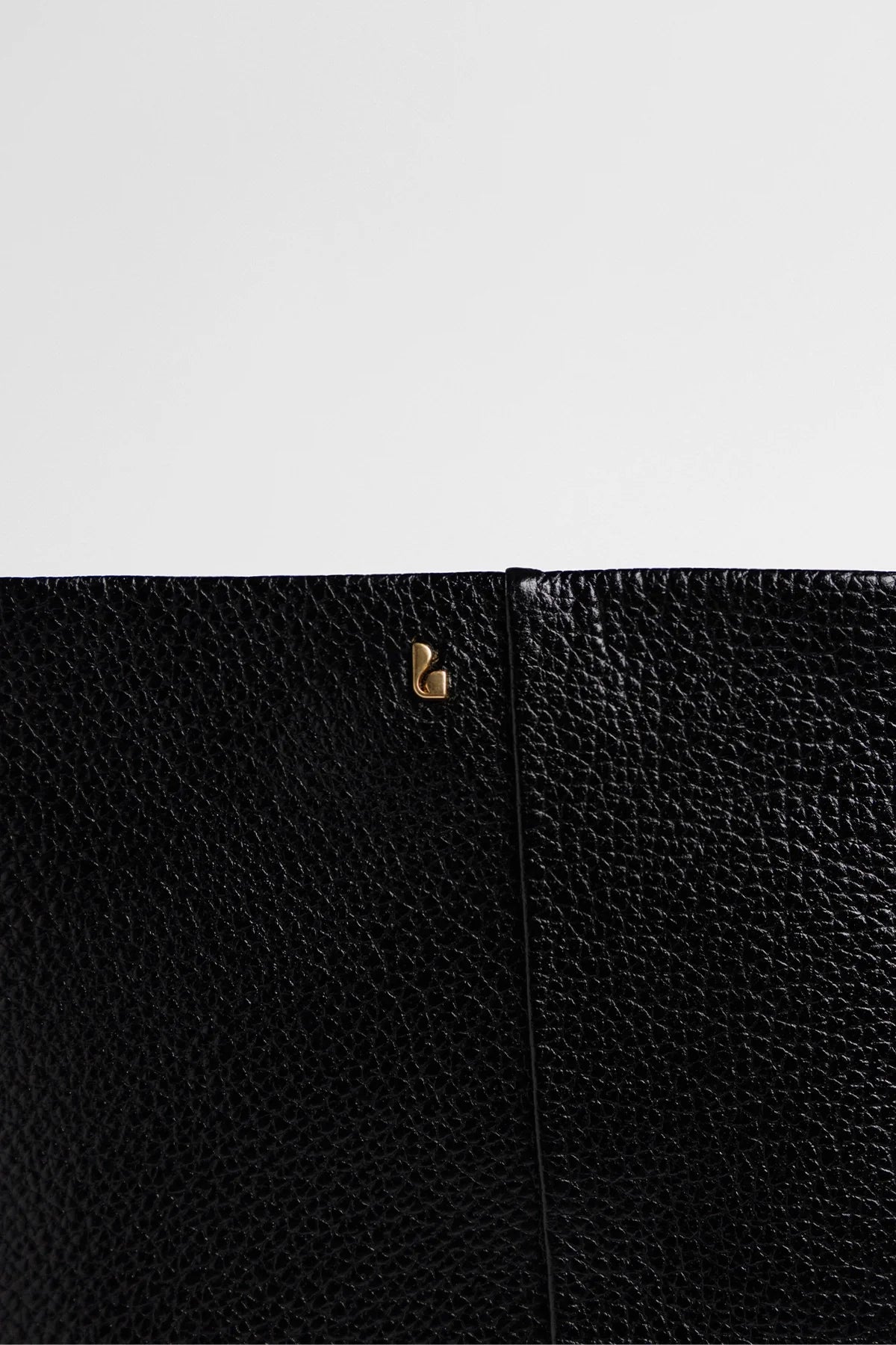 Larroude Ricky Wide Boot Black Leather