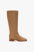 Larroude Anne Boot In Peanut Suede