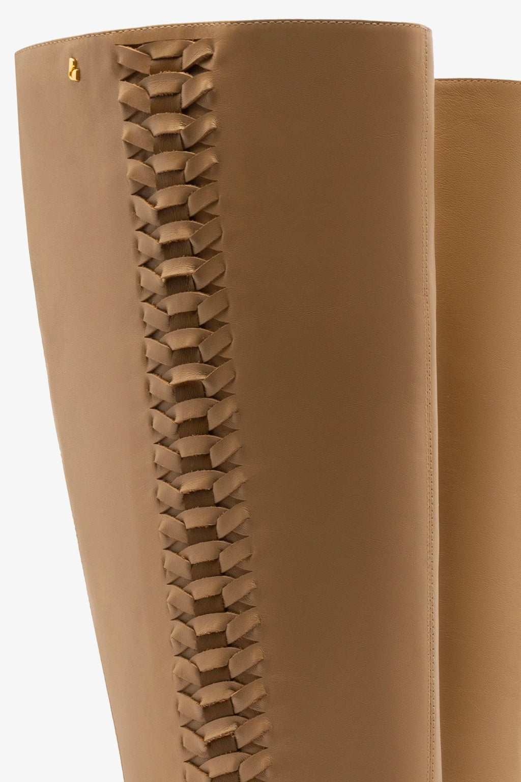 Larroude Kate Boot In Peanut Leather