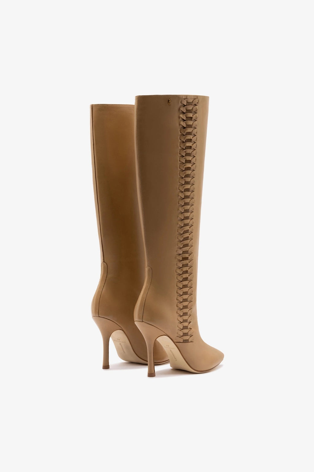 Larroude Kate Boot In Peanut Leather