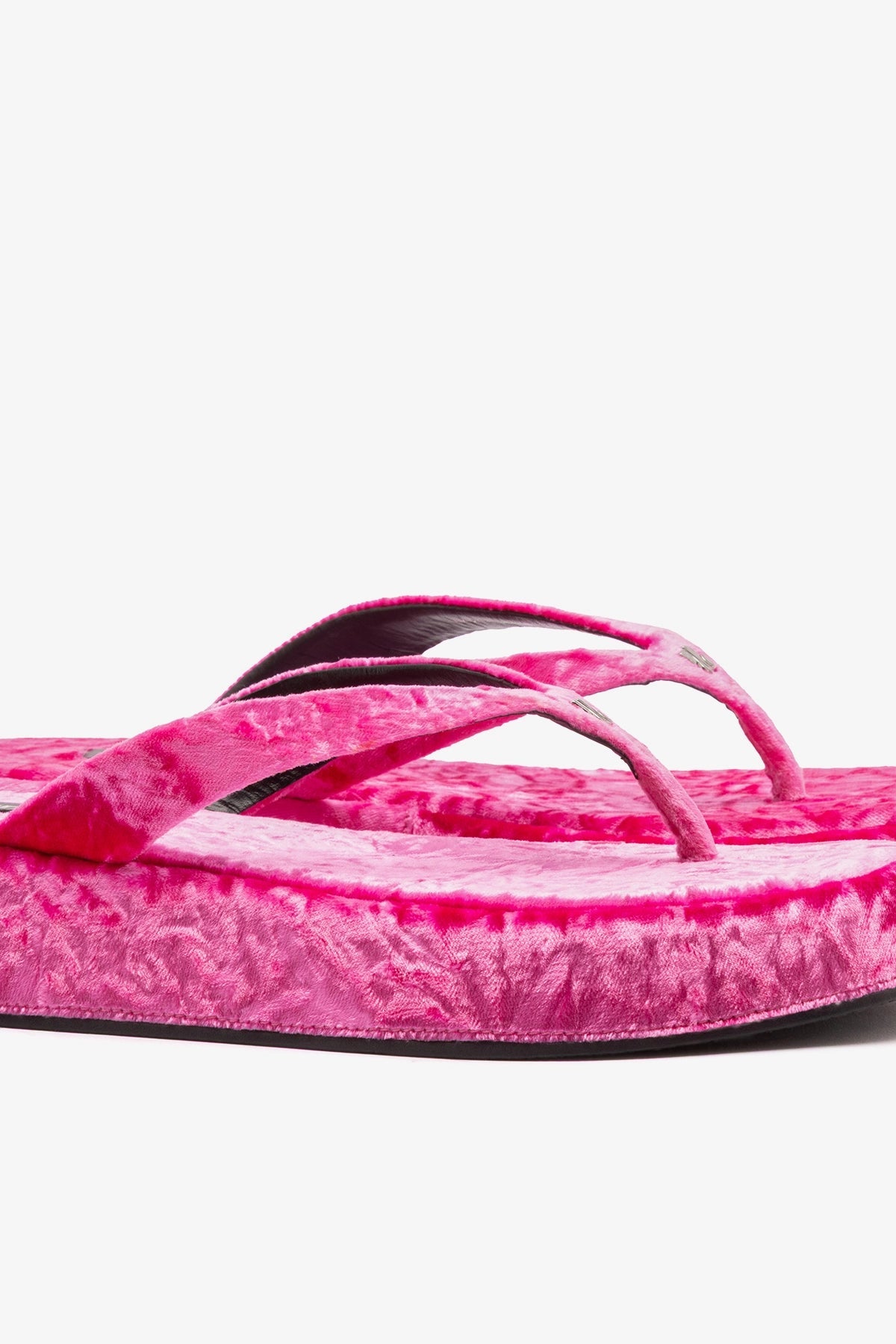 Larroude Roxy Thong Sandal Pink Velvet